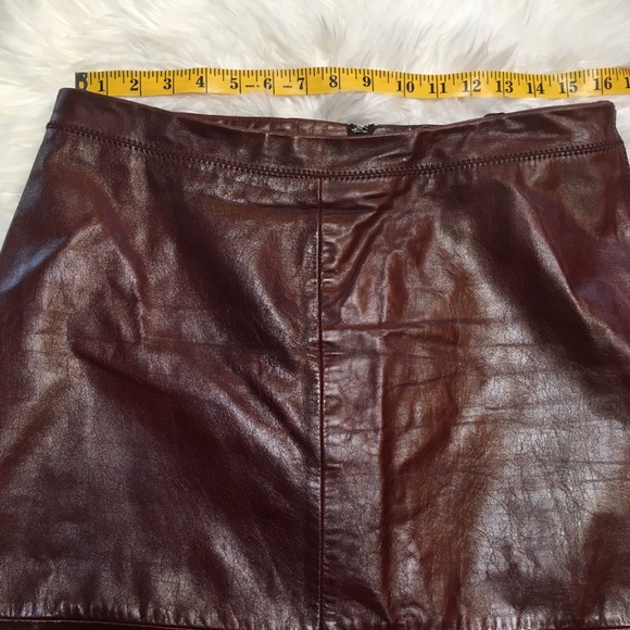 GAP Leather high waist midi pencil skirt size 14 - Picture 5 of 8